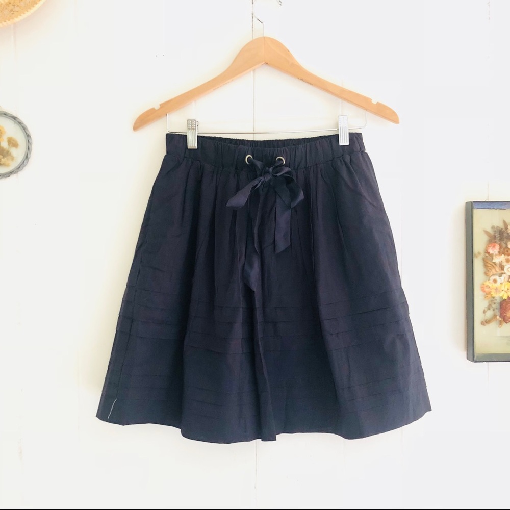 Anthropologie • Drawing Parallels Midi Skirt